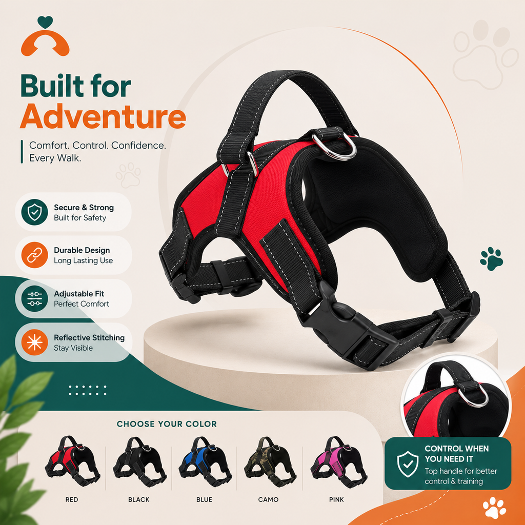 Quick Release Dog Harness Vest
