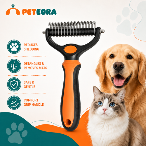 Cat & Dog Fine-Tooth Hair Removal Comb