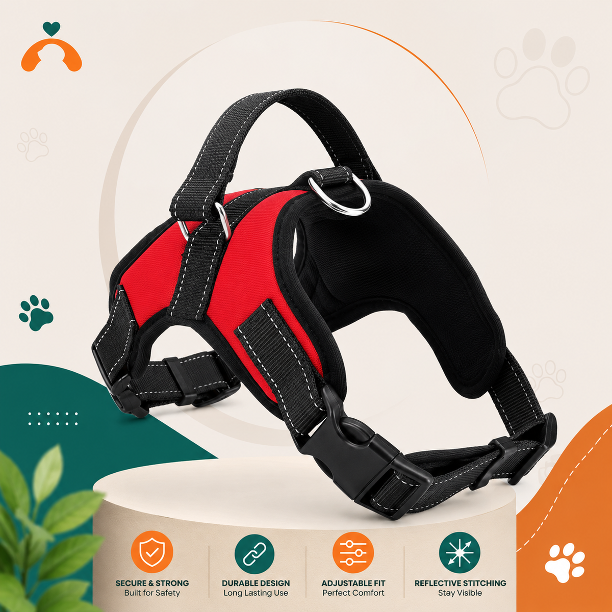 Quick Release Dog Harness Vest