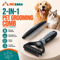 Cat & Dog Fine-Tooth Hair Removal Comb