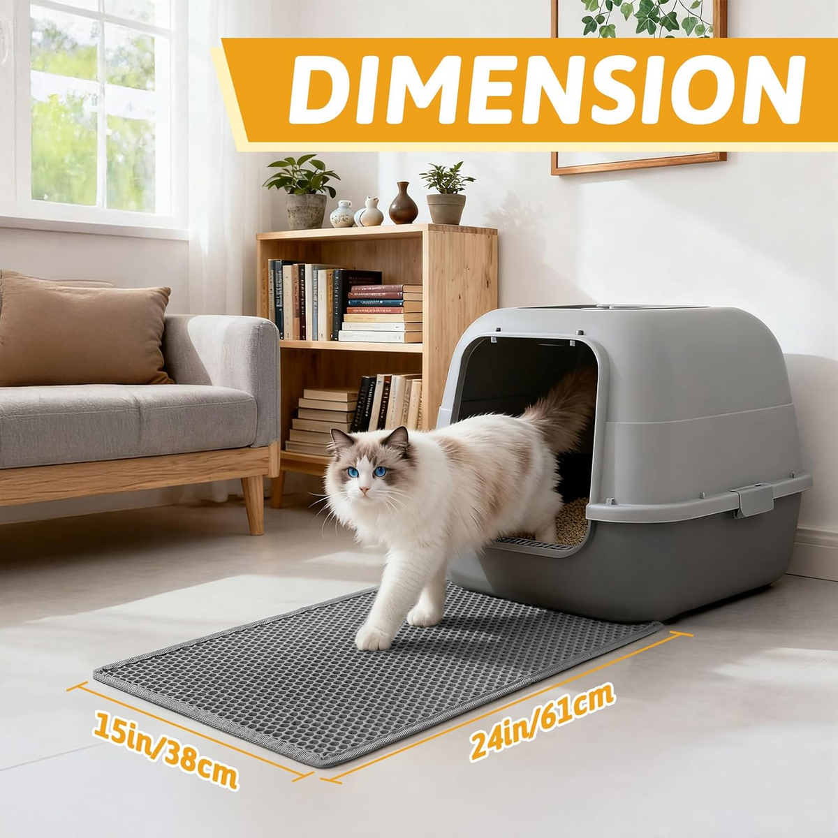 Waterproof Double Layer Cat Litter Mat