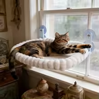 Foldable Cat Window Hammock Bed