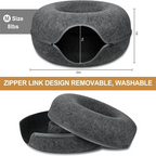Interactive Cat Tunnel Bed House