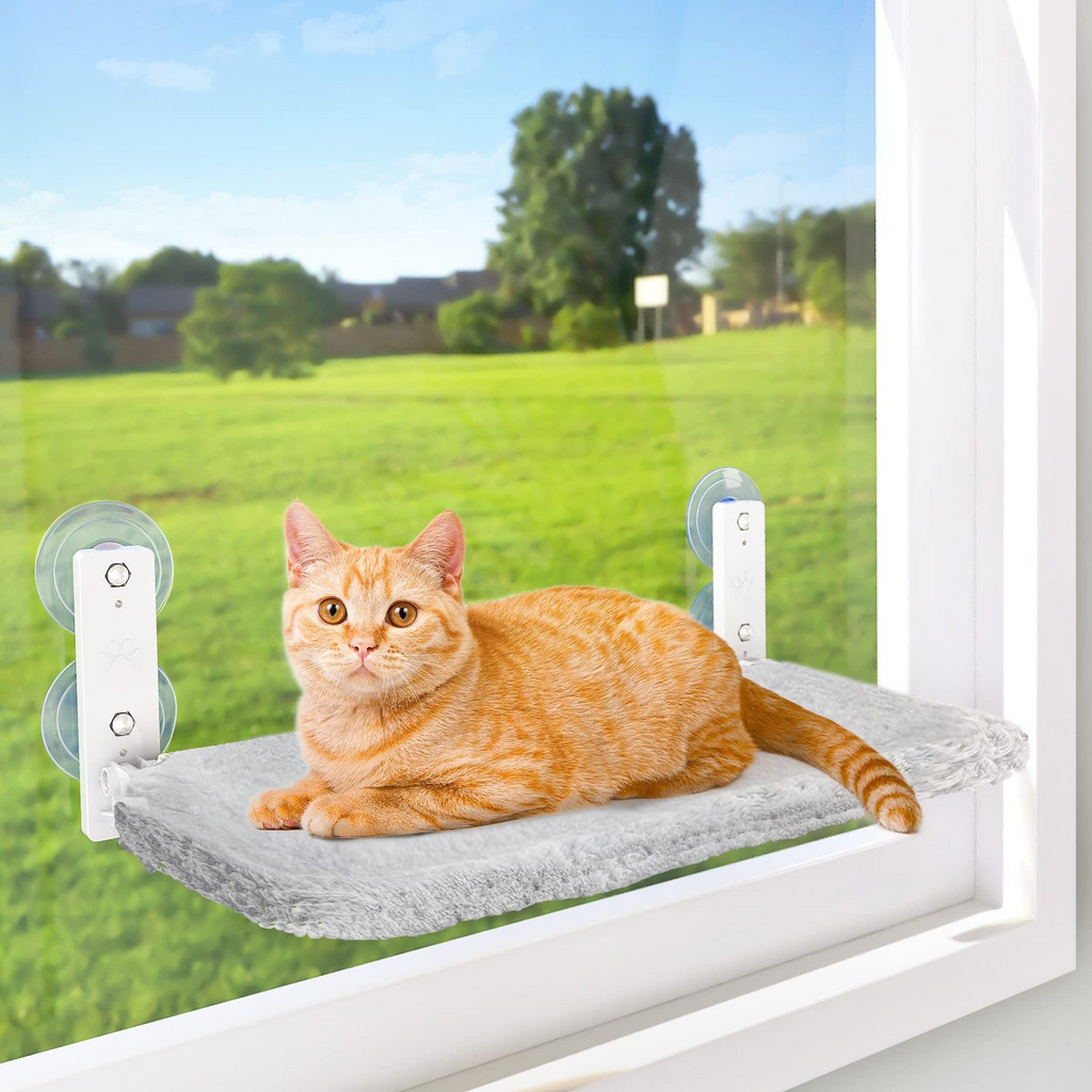 Cordless Cat Window Perch Hammock Bed